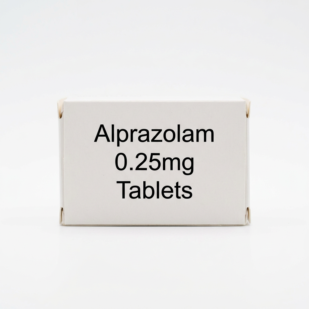 Generic Alprazolam (Xanax) 0.25mg Tablets