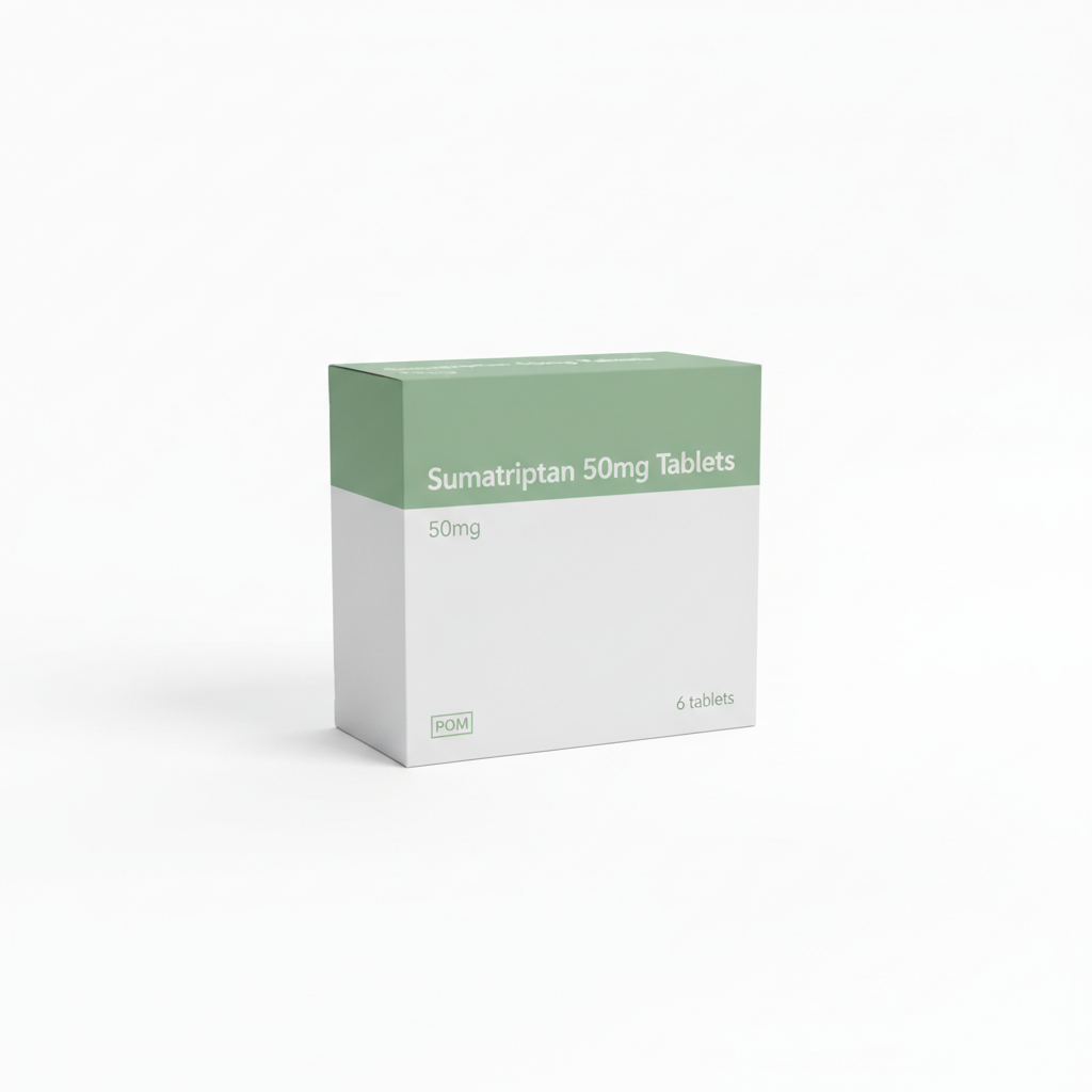 Sumatriptan 50mg Tablets