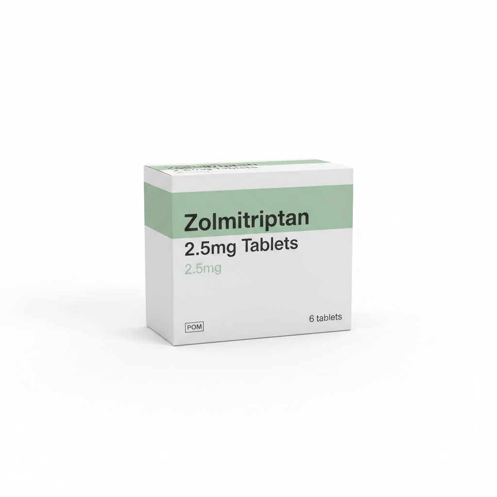 Zolmitriptan 2.5mg Tablets